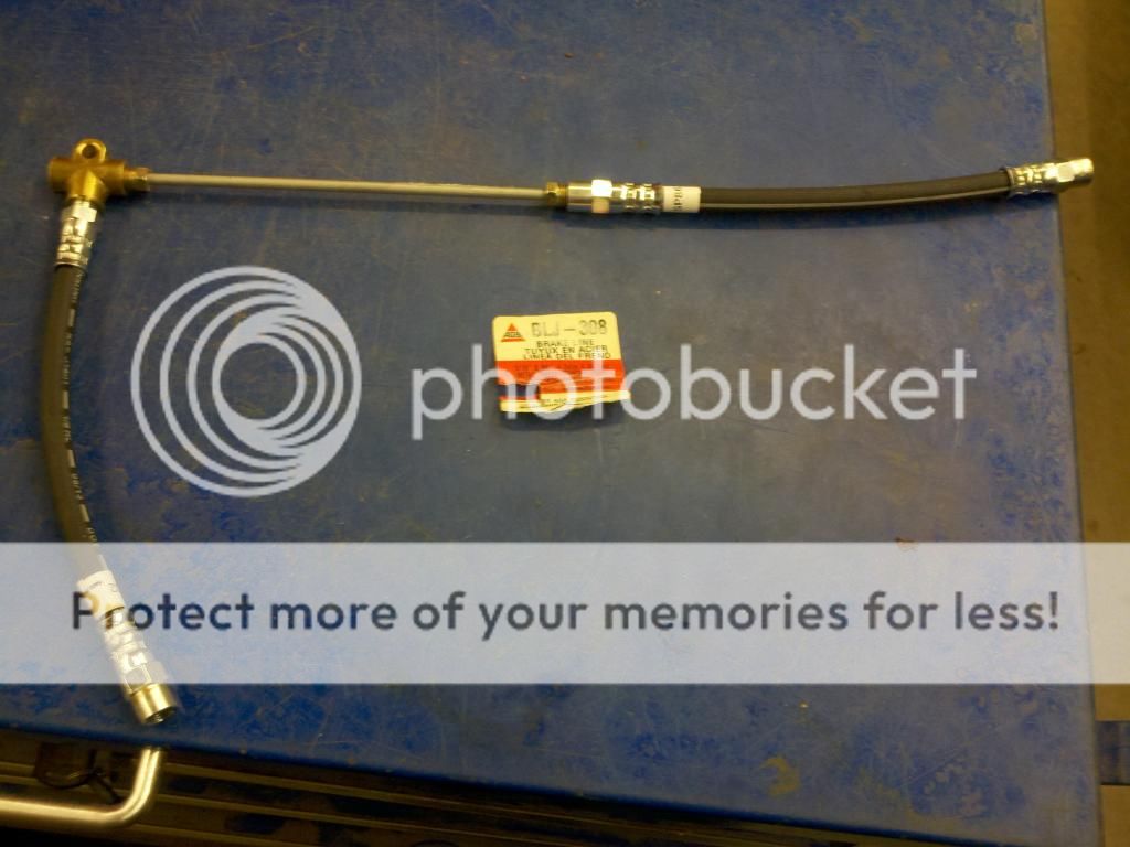 E30 Rear Brake lines and T junction replacement without removing